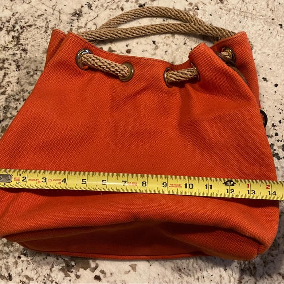Michael Kors- orange rope tote purse - Picture 7 of 10